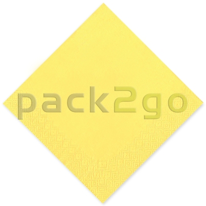 Serviette Gourmet 33x33cm gelb