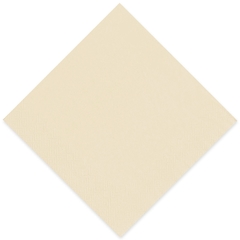 Tissue-Servietten GOURMET, 33x33 1/4 Falz, 3-lagig - champagner - Zellstoffservietten farbige (ivory)