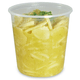 Feinkostbecher, Verpackungsbecher, PP, transparent, rund - 500ml