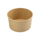 Saladekommen van bruin kraftpapier, PE-gecoat 900 ml, Ø148 mm, rond