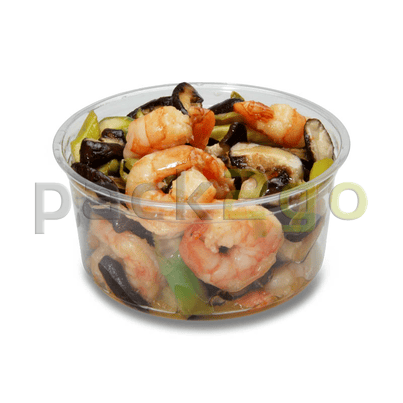 Deli Gourmet Container, exclusief, glasheldere US-delicatessenbeker - 12oz, 300 ml