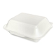 Snackbox HB9 aus XPS, unlaminiert weiß - 18,5x15,5x7cm