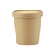 Soup To Go Becher mit Deckel, 16oz/450ml, für Suppenbars - braun