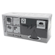Tissue-Servietten GOURMET, 24x24 1/4, 3-lagig - schwarz - Cocktailservietten farbige