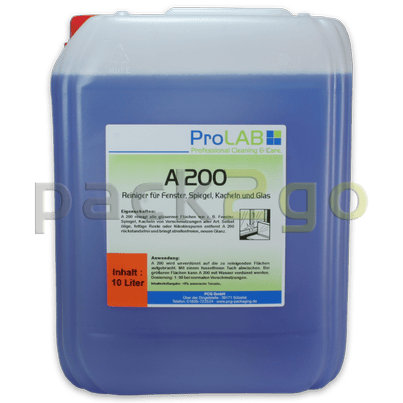 A-200 Professionele glasreiniger / ruitenreiniger (ProLAB), 10 liter bus