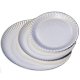 Pappteller rund Ø 30cm, 2cm tief, unbeschichtet, Frischfaser