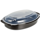Domdeckel für PP-Mikrowellenschalen 234x160mm - glasklar