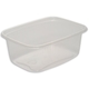 Feinkostbecher, Verpackungsbecher, PP, transparent, eckig - 250ml