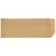 Hot-Dog Beutel aus Kraftpapier, 2-seitig offen - 8x20cm, braun