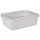 Maxi-Verpackungsbecher, weiß, Kunststoffschale eckig - 500ml