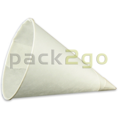 Spitzbecher / Papierkegel (Cones), weiß - 8oz (200ml)