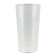 Mehrwegbecher PP transparent, leichter Mehrweg-Trinkbecher, Hartplastik - 0,4l