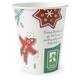 Composteerbare glühwein mok "Christmas", mok voor warme dranken - 8oz, 200ml
