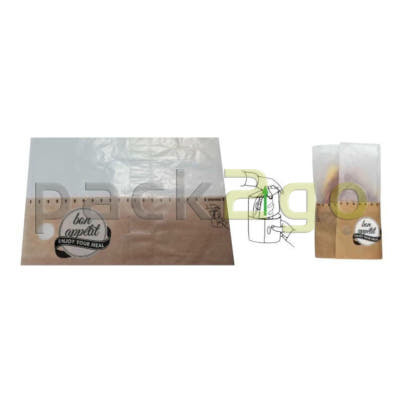 Snack Bag Enjoy your Meal braun Large