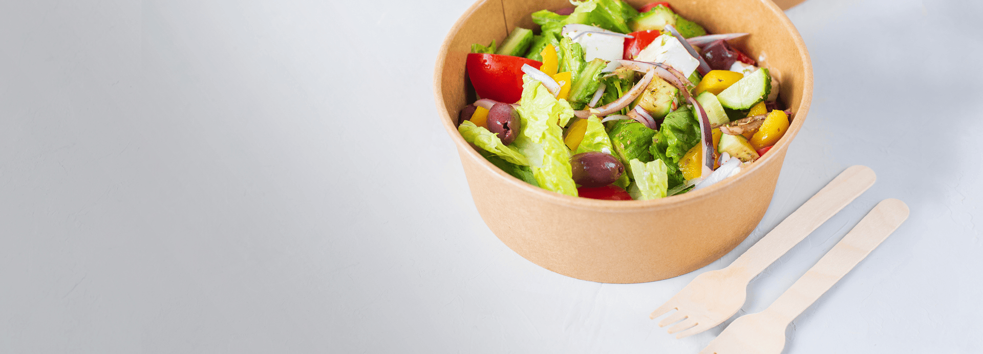 Gesunde Salate<br> nachhaltig verpackt